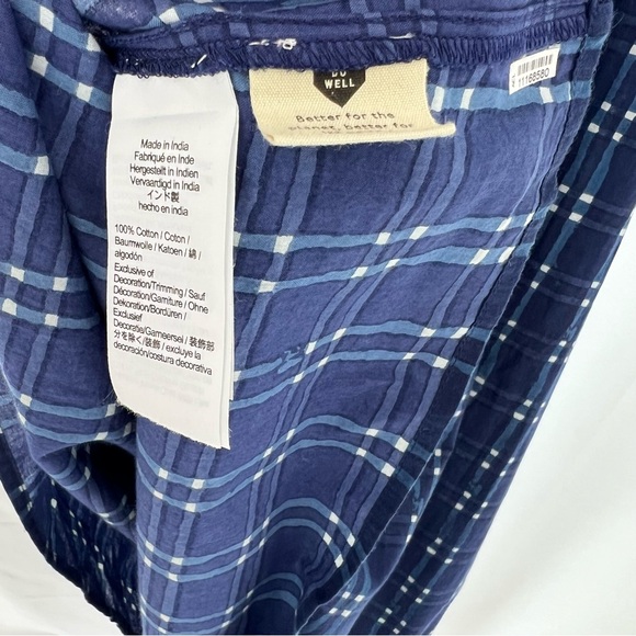 MADEWELL Embroidered Puff-Sleeve Babydoll DRESS - Picture 8 of 10